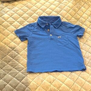 Vineyard vines blue cotton polo